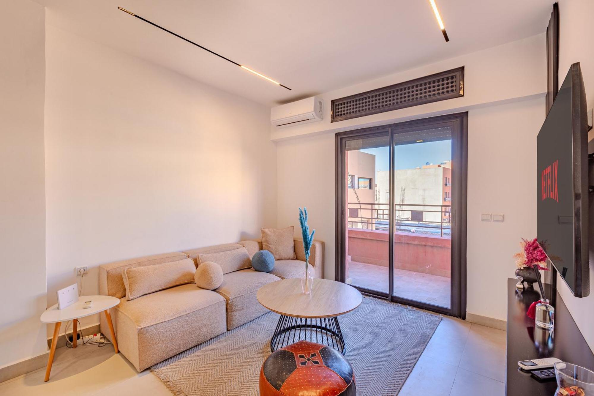 Modern Friendly Appt In Gueliz